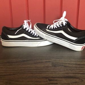 black old skool vans